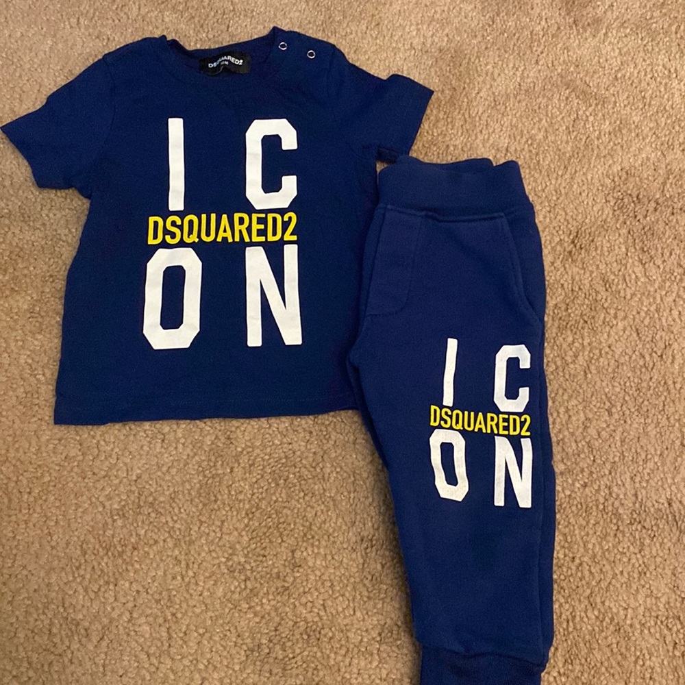 Size 12 months Blue 2piece set